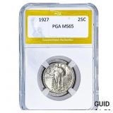 1927 Standing Liberty Quarter PGA MS65