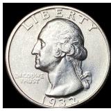 1932 Silver Quarter Dollar UNCIRCULATED