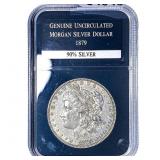1879 Morgan Silver Dollar  GENUNC