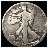 1921-S Silver Walking Liberty Half Dollar NICELY C