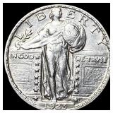 1923 Standing Liberty Silver Quarter CLOSELY UNCIR