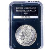 1885 Morgan Silver Dollar  GENUNC