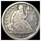 1839-O Silver Half Dime NICELY CIRCULATED