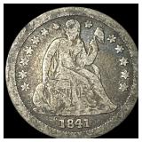 1841-O Silver Seated Liberty Dime NICELY CIRCULATE