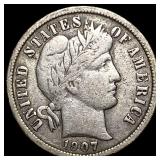 1907-O Silver Barber Dime LIGHTLY CIRCULATED