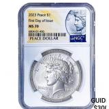 2023 Silver Peace Dollar NGC MS70