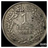 1925A Germany Silver 1  Reichsmark