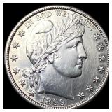 1899-S Silver Half Dollar Barber UNCIRCULATED