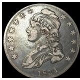 1834 Capped Bust Half Dollar NEARLY UNCIRCULATED