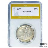 1944 Walking Liberty Half Dollar PGA MS67