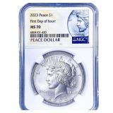 2023-P Silver Peace Dollar NGC MS70