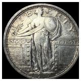 1917 Type 1 Standing Liberty Quarter NEARLY UNCIRC