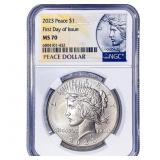 2023 Silver Peace Dollar NGC MS70