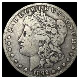1892 Morgan Silver Dollar LIGHTLY CIRCULATED