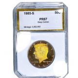 1985-S Kennedy Half Dollar PCI PR67