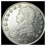 1826 Capped Bust Half Dollar CLOSELY UNCIRCULATED