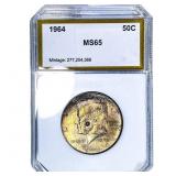 1964 Kennedy Half Dollar PCI MS65