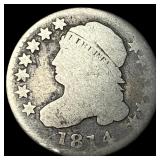 1814 Capped Bust Dime NICELY CIRCULATED