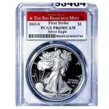 2022-S Silver Eagle PCGS PR69 DCAM