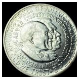 1953-D Silver Booker T. Washington-Carver Half Dol