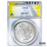 1904 Morgan Silver Dollar ANACS AU53