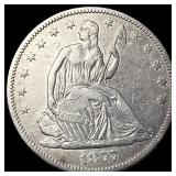 1877-S Silver Half Dollar NEARLY UNCIRCULATED
