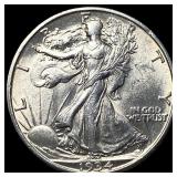 1934-S Silver Half Dollar Walking Liberty UNCIRCUL