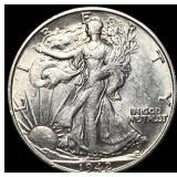 1942-S Silver Half Dollar CHOICE AU