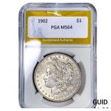 1902 Morgan Silver Dollar PGA MS64