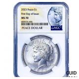 2023 Silver Peace Dollar NGC MS70