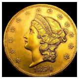 1854 $20 Gold Double Eagle