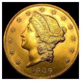 1906 $20 Gold Double Eagle