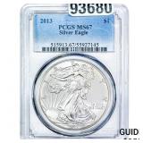 2013 Silver Eagle PCGS MS67