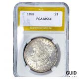 1898 Morgan Silver Dollar PGA MS64