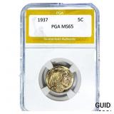 1937 Buffalo Nickel PGA MS65