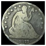 1877 Seated Liberty Half Dollar NICELY CIRCULATED