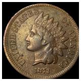 1873 Indian Head Cent NEARLY UNCIRCULATED