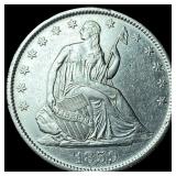 1859-O Silver Half Dollar CLOSELY UNCIRCULATED