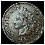 1870 Indian Head Cent CLOSELY UNCIRCULATED
