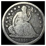 1840-O Seated Liberty Dime NEARLY UNCIRCULATED