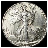 1942-D Silver Half Dollar UNCIRCULATED