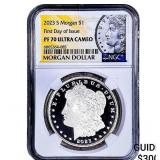 2023-S Morgan Silver Dollar NGC PF70 Uktra Cameo