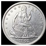 1842 Seated Liberty Half Dollar UNCIRCULATED