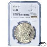 1903 Morgan Silver Dollar NGC MS64