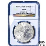 2004-P Lewis & Clark Silver Dollar .7734oz ASW NGC