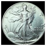 1939 Walking Liberty Half Dollar CHOICE AU