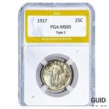 1917 Standing Liberty Quarter PGA MS65