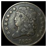 1825 Classic Head Half Cent LIGHTLY CIRCULATED