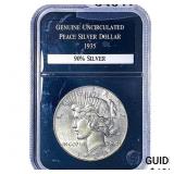 1935 Silver Peace Dollar  GENUNC