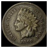 1869 Indian Head Cent LIGHTLY CIRCULATED